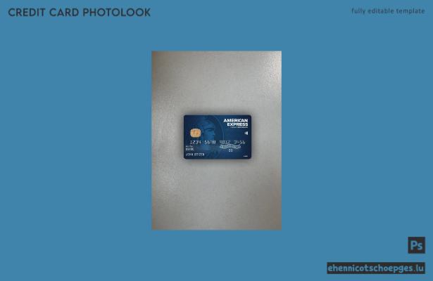 USA North Carolina BBandT Corp. Bank AMEX Blue Cash Preferred Card Fotoansicht Beispielvorschau